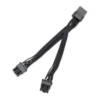 Distribuidor de água EK Water Blocks EK-Loop OmniLink 2-Way 100mm — distribuidor de refrigeração líquida de 2 vias, 100 mm de espaçamento