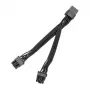 Distribuidor de água EK Water Blocks EK-Loop OmniLink 2-Way 100mm — distribuidor de refrigeração líquida de 2 vias, 100 mm de espaçamento