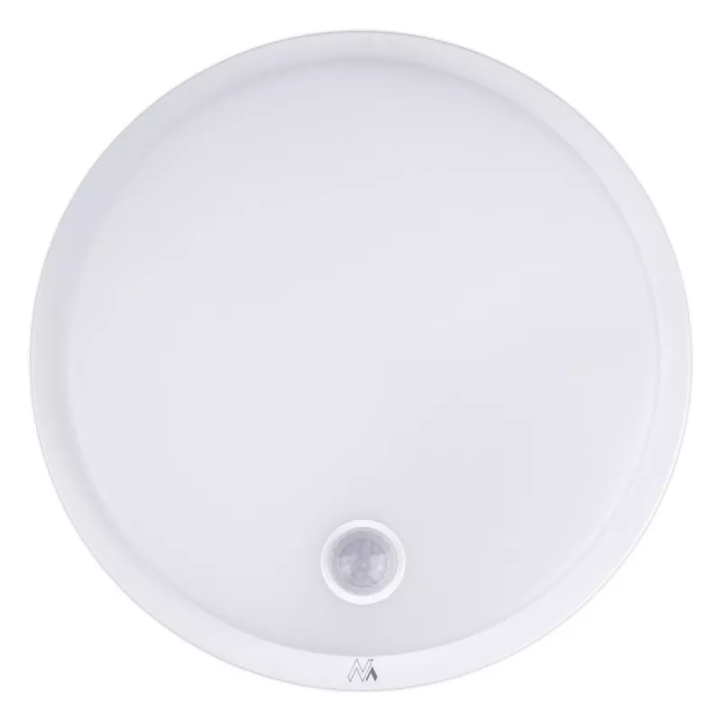 Lâmpada LED com sensor PIR MACLEAN MCE525 W — candeeiro LED exterior com sensor de movimento
