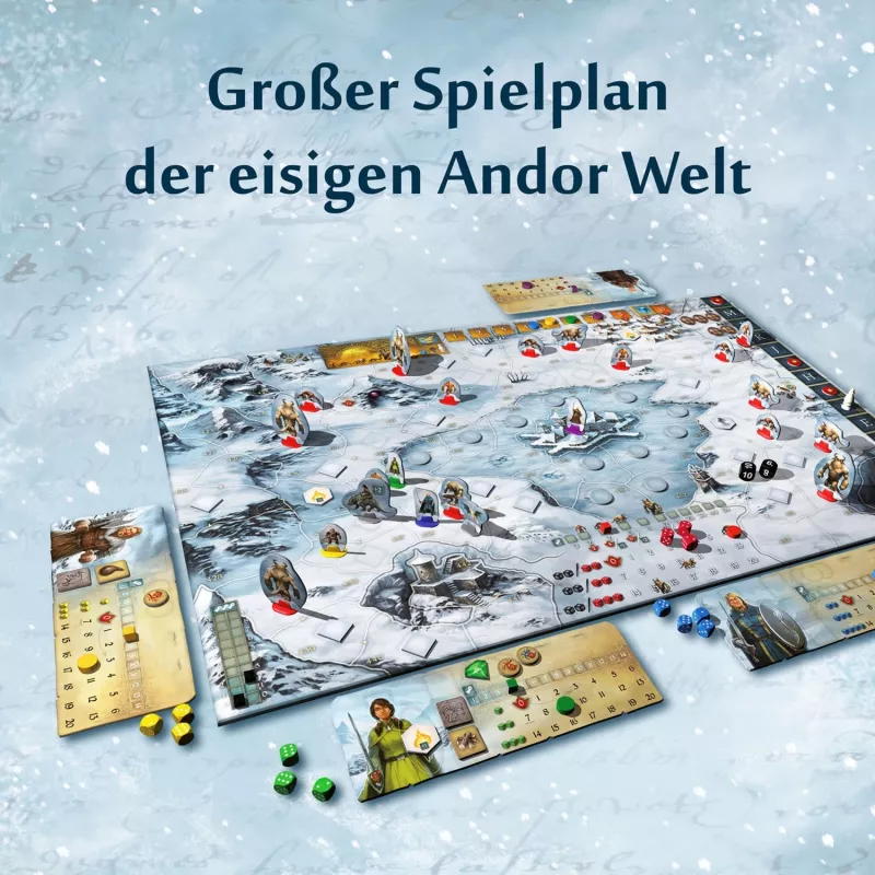 Die Legenden of Andor - The Eternal Cold, jogo de tabuleiro