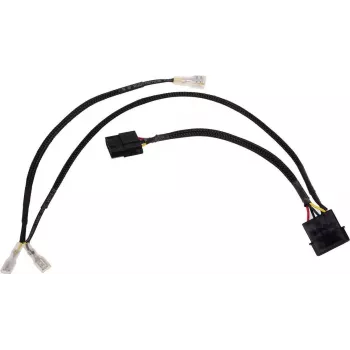 Alphacool Adaptador Molex 4Pin duplo para eletroválvula Alphacool - preto 50cm EOL (18517)