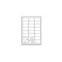 Etiquetas de endereço Avery Zweckform J8159-25 – branco, jato de tinta, 63,5×33,9 mm, 600 etiquetas (25 folhas)