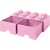 LEGO Brick Drawer 8 rosa, caixa de arrumação rosa