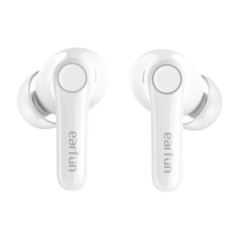 Auscultadores TWS sem fios EarFun Air Pro 4 com ANC, acabamento pérola