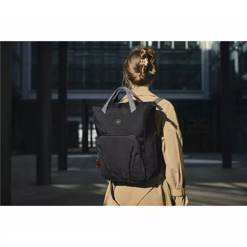 Mala de senhora Wenger SwissGear Motion Vertical Tote 39,6 cm 15,6 polegadas preto