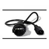 Cabo de alimentação APC AP9880 preto 0,6 m conector fêmea C14 CEE7/7