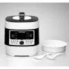 Panela de pressão elétrica Rommelsbacher MD 1000 – 4 l, 1000 W, 14 programas, branco/preto