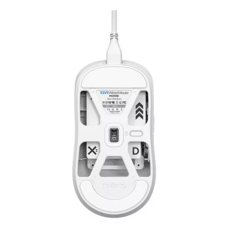 Rato USB ótico X2/MEDIUM branco PX2222D Pulsar