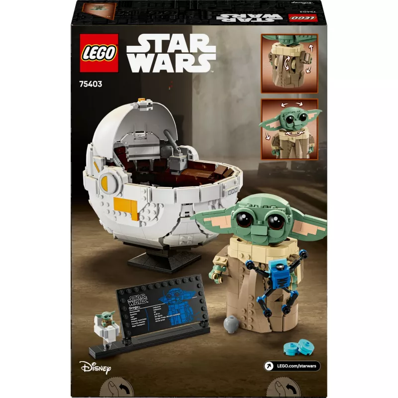 LEGO STAR WARS 75403 Grogu com carrinho flutuante