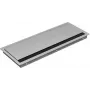 Bachmann CONI COVER Long 338.0080 Cobertura de ligação embutida, aço, cinzento-prata