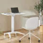 Mesa móvel para portátil MACLEAN MC-453W com ajuste de altura pneumático, altura máx. 109 cm