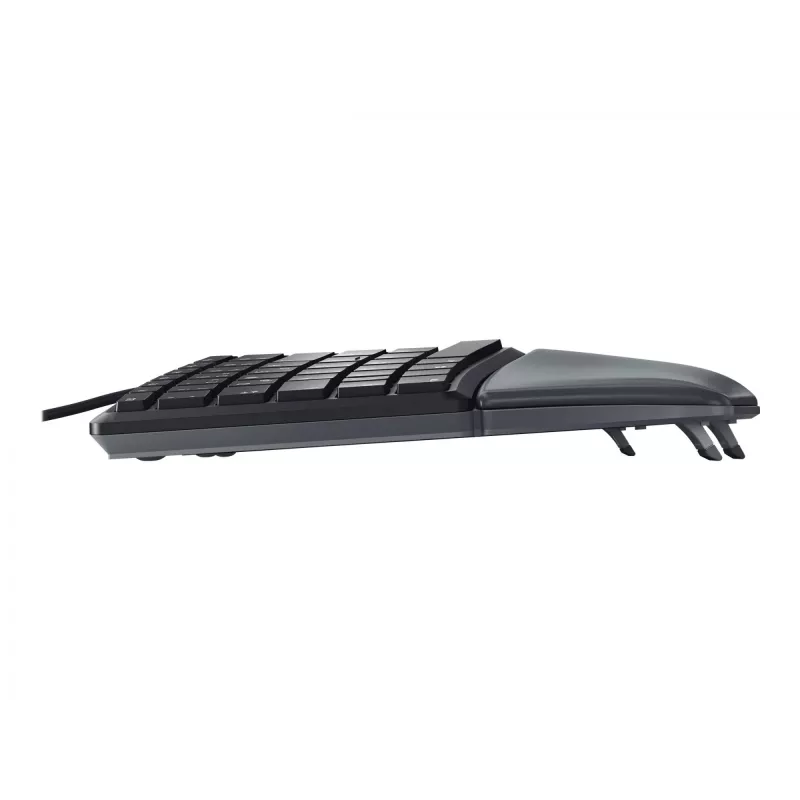 CHERRY KC 4500 ERGO Teclado Universal USB QWERTY Nórdico Preto