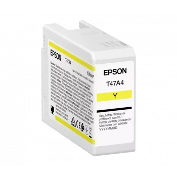 Cartucho de tinta Epson UltraChrome Pro 10 T47A4 amarelo – cartucho de tinta amarelo original
