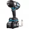 Chave de impacto a bateria TW001GM201 XGT, 40 Volt azul/preto, 2x bateria Li-Ion XGT 4 Ah, em mala de transporte