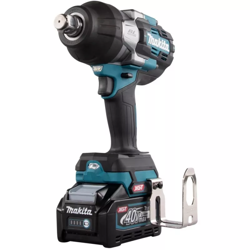Chave de impacto a bateria TW001GM201 XGT, 40 Volt azul/preto, 2x bateria Li-Ion XGT 4 Ah, em mala de transporte