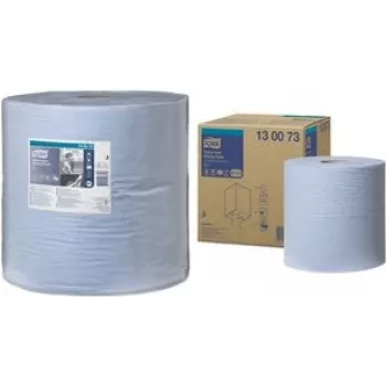 Rolo de limpeza Tork 130073 — rolo industrial multiusos 2 folhas azul, 170 m