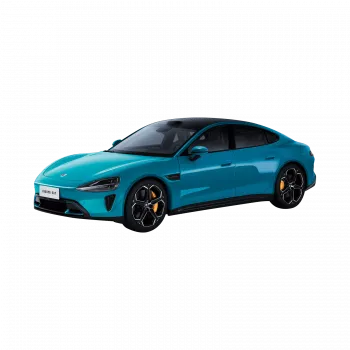 Xiaomi SU7 carro em miniatura die-cast 1:18, Aqua Blue
