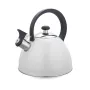 Chaleira Maestro MR-1302-WG 2,5 L, corpo em aço inoxidável, branco, apito rebatível