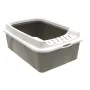 Caixa de areia para gatos rotho Bonnie Eco Cappuccino 30 L caixa de plástico coberta com tampa, 572×393×209 mm