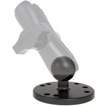 RAM RAM-B-202U - articulação esférica - preto Powder Coat - para P/N: RAM-B-103U, RAM-B-201U-C, RAP-B-166-A-DU1