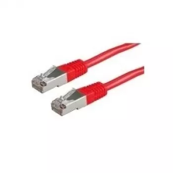 Value 21.99.1331 cabo de rede patch Ethernet vermelho