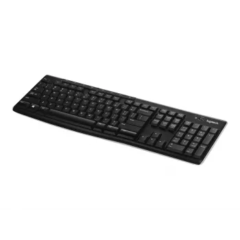 Teclado sem fios Logitech K270 com recetor Unifying em Preto