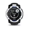 Smartwatch GARMIN Instinct 3,05 cm (1,2 polegadas) AMOLED 45 mm 390x390 px ecrã tátil preto branco GPS 4 GB 53 g pulseira de silicone