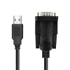Cabo serial LogiLink AU0048A preto 1,5 m USB A DB-9