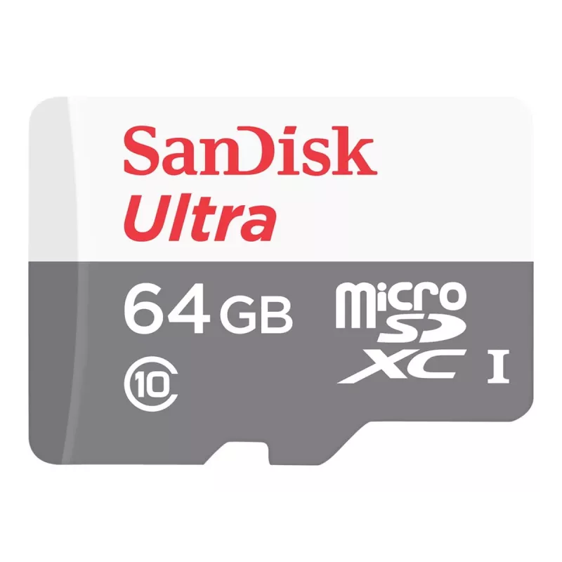Memória flash SanDisk 64GB microSDXC Class 10 SDSQUNR-064G-GN3MA