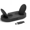 Fractal Design Scape headset com fios e sem fios arco de cabeça música estação de carregamento preto