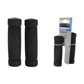 Punhos de guiador para bicicleta FISCHER Soft, 1 par – punho macio confortável