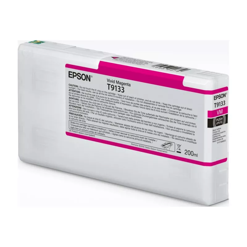 Tinteiro Epson T91330N Vivid Magenta – Original Epson T91330N, Vivid Magenta