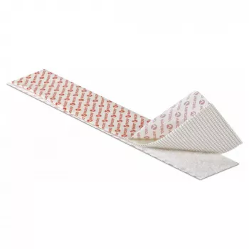 Fita VELCRO extra forte autocolante, gancho e laço 50mm x 2,5m branco