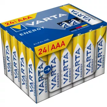Pilhas alcalinas Micro (AAA) Varta ENERGY Cube pack de 24 (MPN 4103229234)