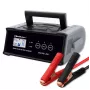 Carregador de bateria QOLTEC 52514 — 12V/24V, 25A, para baterias AGM/GEL/SLA com visor LCD