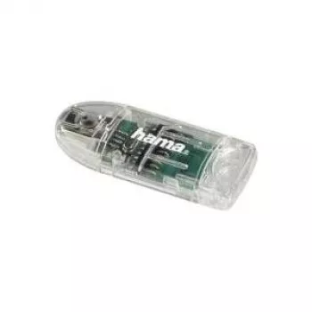 Leitor de cartões Hama 8in1 SD/MicroSD, microSDHC, miniSDHC, 480 Mbit/s, Windows ME/2000/XP/Vista Mac OS 10.x +, 27 x 72 x 10 mm