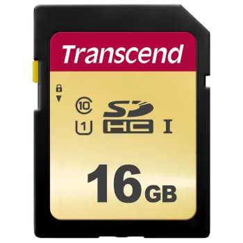 Cartão de memória Transcend 16GB SDHC UHS-I 500S
