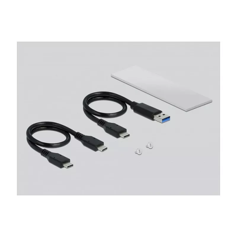 Caixa para SSD DeLOCK 42634 prateado M.2