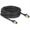 Cabo de rede DeLOCK RJ45 Cat.6A macho para macho S/FTP 10m preto