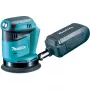 Lixadora excêntrica Makita DBO180Z — 18 V Li-Ion, prato de 125 mm, curso de 2,8 mm, 7.000–11.000 rpm, saco de pó, 1,7 kg