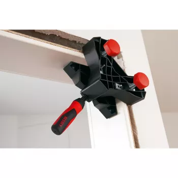 Grampo de batente de porta angular WTR preto vermelho 35 70