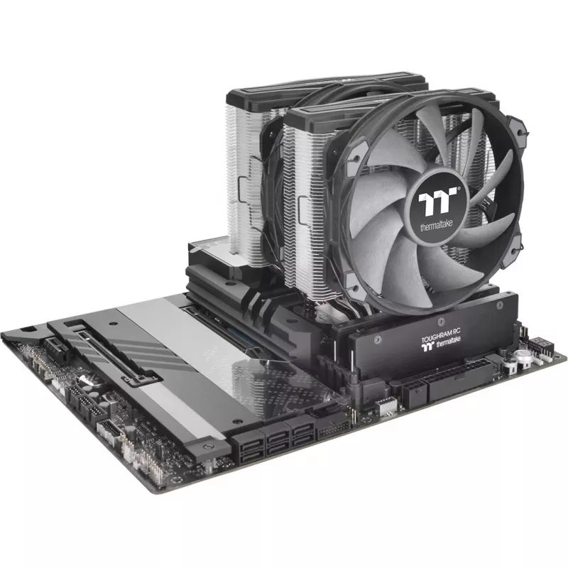 Thermaltake TOUGHAIR 710 - dissipador de ar para processador - (para: LGA1156, LGA1155, LGA2011, LGA1150, LGA2011-3, LGA1151, AM4, LGA2066, LGA1200, LGA1700, AM5)