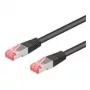 Cabo de rede Goobay 731812 preto 10 m Cat6a S/FTP (S-STP)