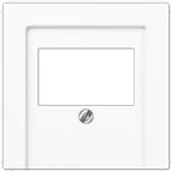 Placa de cobertura jung A569PLT WW — cobertura universal em duroplástico para tomadas e módulos (branco)