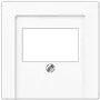 Placa de cobertura jung A569PLT WW — cobertura universal em duroplástico para tomadas e módulos (branco)