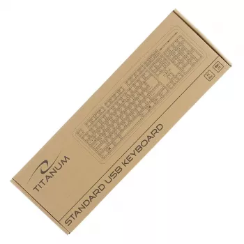 Teclado Titanum TK101 USB preto