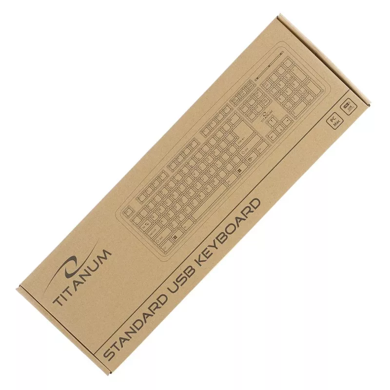 Teclado Titanum TK101 USB preto