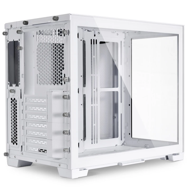 Caixa de PC Lian Li O11D Mini-S Mini Tower branca (compatível com fonte de alimentação SFX/SFX-L)