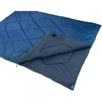 High Peak Ceduna Duo saco-cama retangular poliéster azul