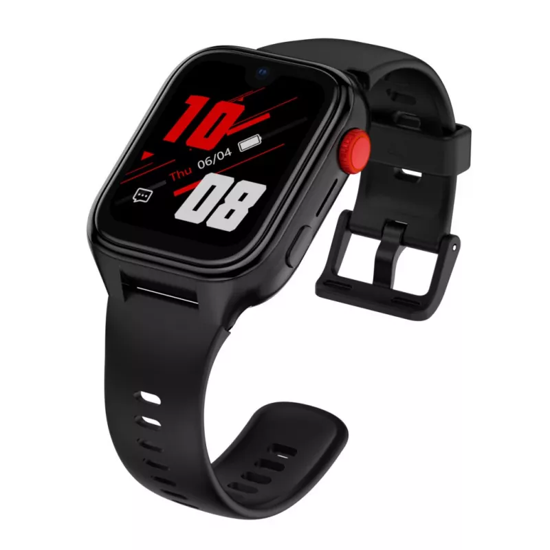 Smartwatch Stelio ST-SWJ102-BK Junior Pro AI 4G preto – wearable para crianças com conectividade 4G